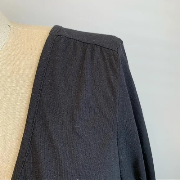 GapFit Long Sleeve Tunic w/Drawstring Side BLACK - Picture 8 of 11